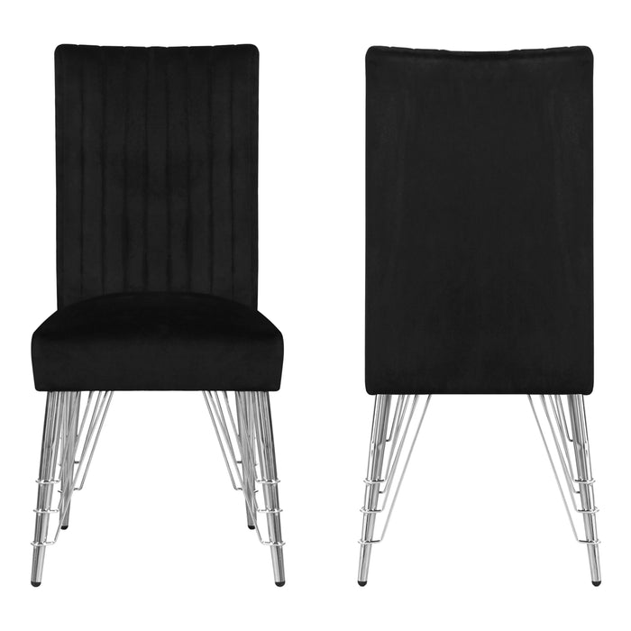AVA DINING CHAIR (2 PER CARTON) -BLACK