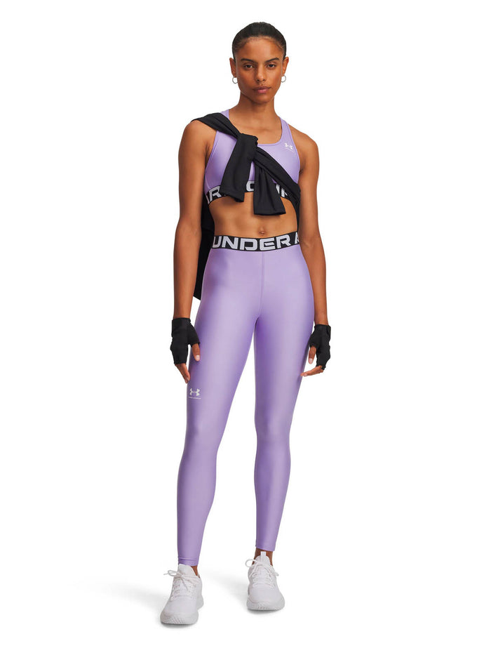 Calzas de entrenamiento para mujer HeatGear morado Under Armour
