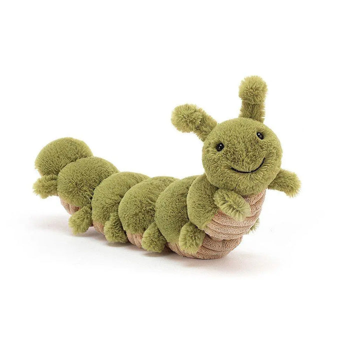 Jellycat Christopher Caterpillar ONE SIZE - H6" X W12" Kids On Wheelz