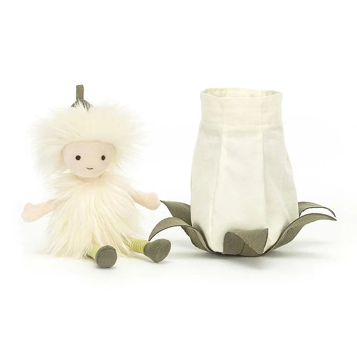 Jellycat Fluffkin Doll Kids On Wheelz