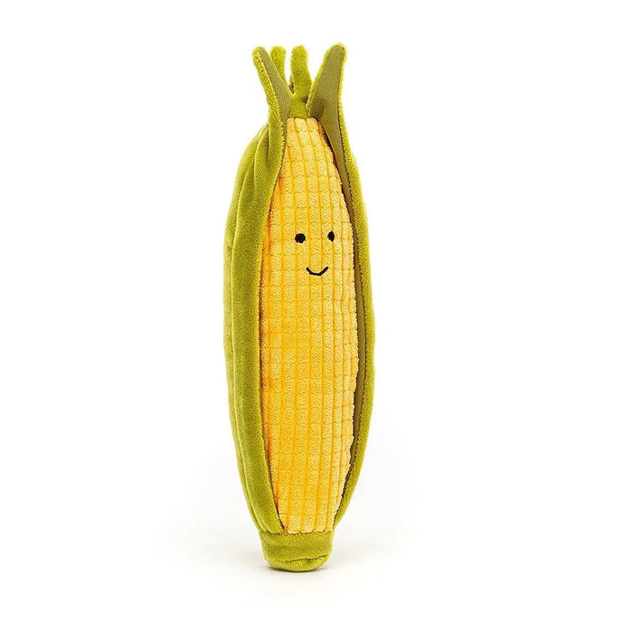 Jellycat Vivacious Vegetable Sweetcorn ONE SIZE - H8" X W2" Kids On Wheelz