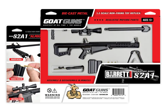 Miniature Mini .50cal BARRETT Modal 82A1 - Black Goatguns