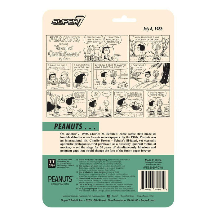 Peanuts Reaction Wave 3 Action Figure - Camp Peppermint Patty