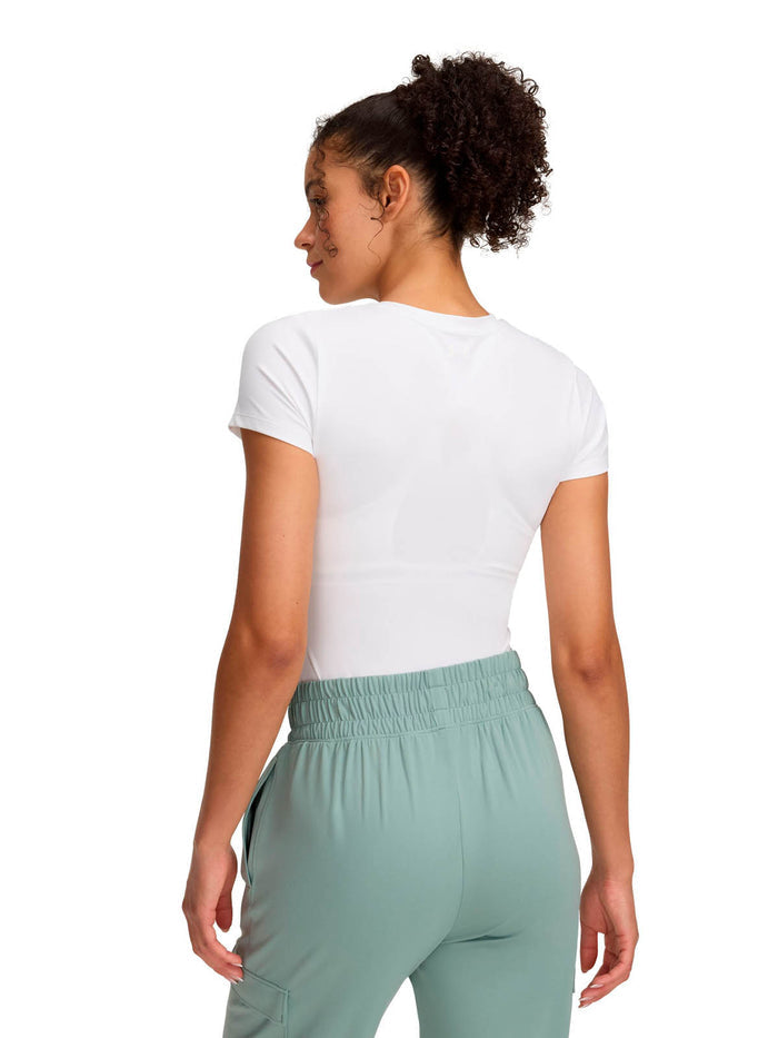 Polera manga corta de de entrenamiento para Mujer Meridian Core Blanco Under Armour