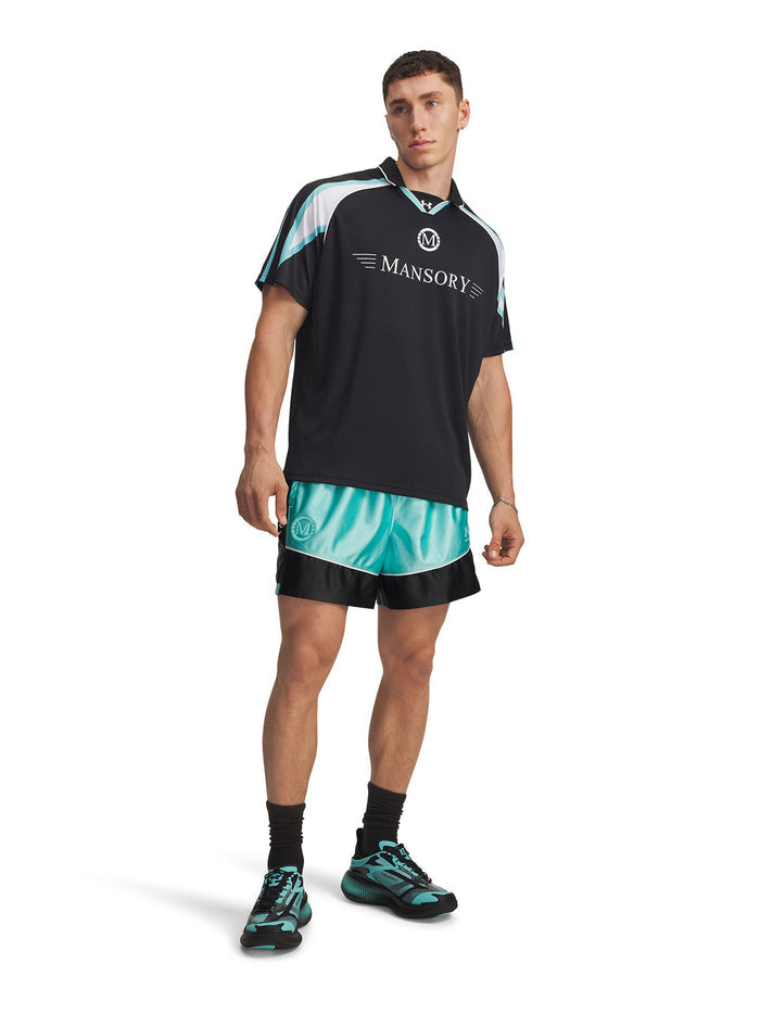 Short Football para hombre Mansory Terrace Azul Under Armour