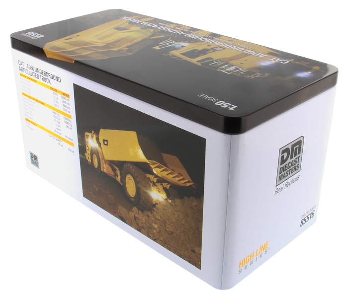 1:50 Cat® AD60 Articulated Underground Truck, with Lights High Line Series, 85516 Caterpillar