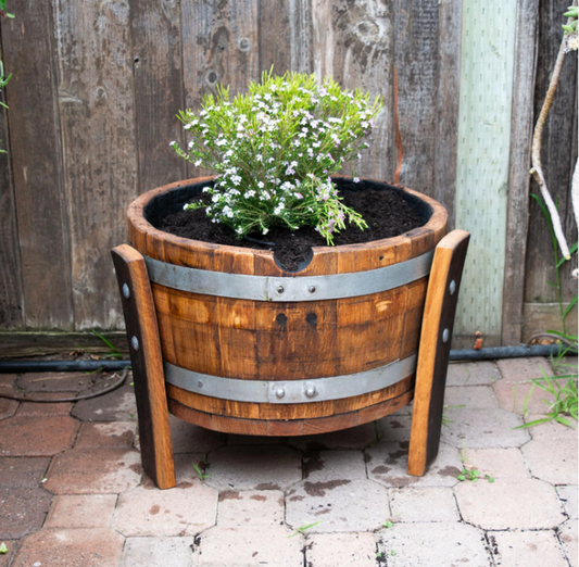 1773 Whiskey Barrel Flower Pot Staves Legs