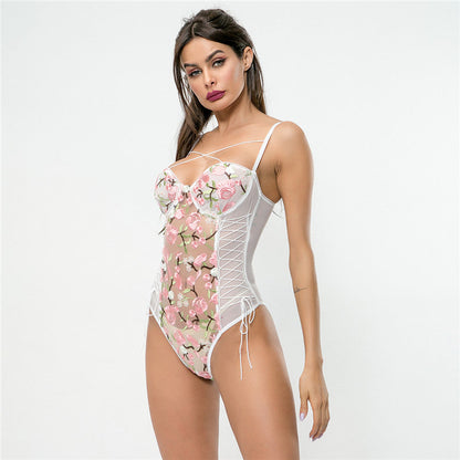 Mesh One-Piece Swimsuit
