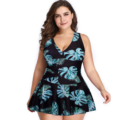 Plus Size One-Piece Swimsuit