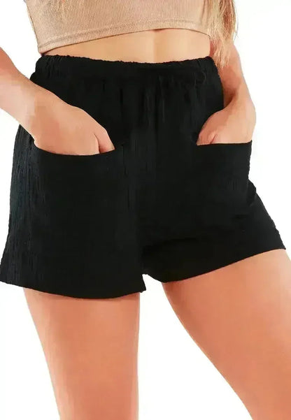Drawstring Summer Shorts | Lightweight Beach Loungewear -  Femstylo