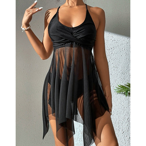 Chiffon Swing One-Piece Swimsuit