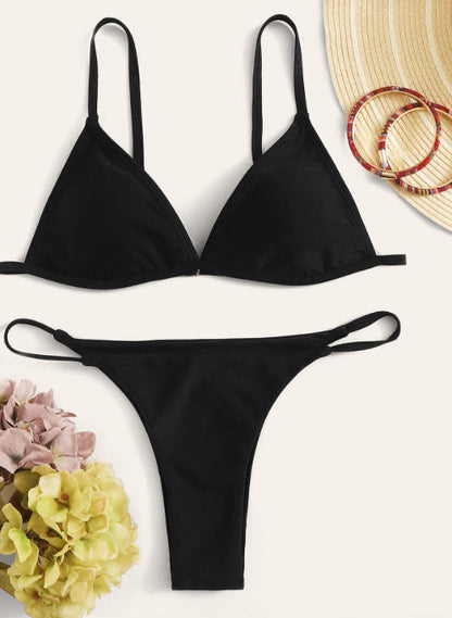 Open Back Beach Bikini Set
