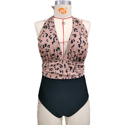 Floral Print One-Piece Swimsuit