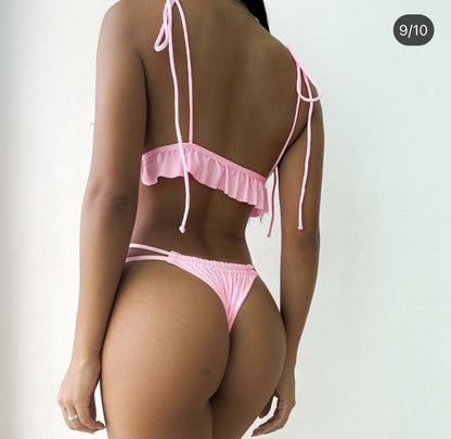Open Back One-Piece Swimsuit