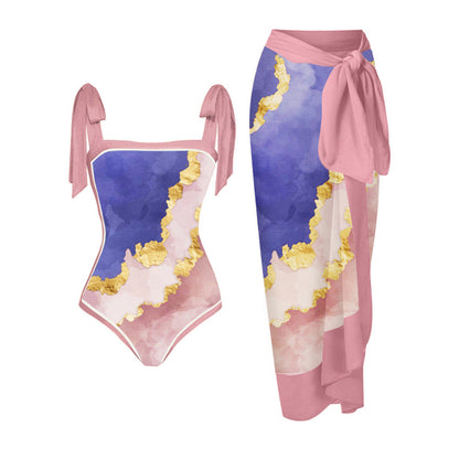 Multicolor One-Piece Swimsuit