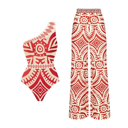 Ethnic One-Piece Swimsuit