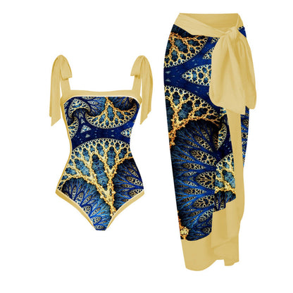 Multicolor One-Piece Swimsuit