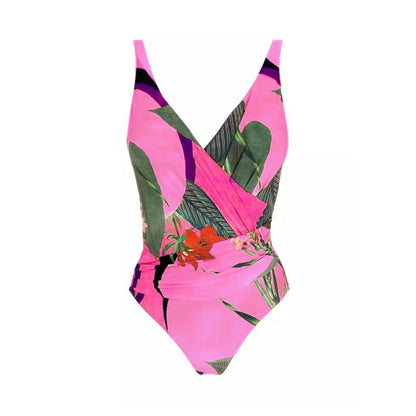Criss-Cross One-Piece Swimsuit