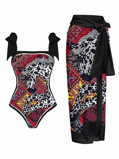 Multicolor One-Piece Swimsuit