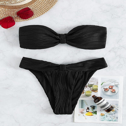 Classic Slit One-Piece Swimsuit