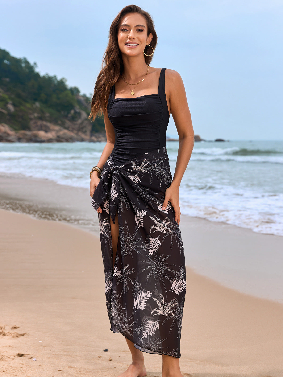 Floral One-Piece Swimsuit