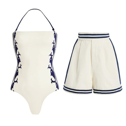 Bow Bandage One-Piece Swimsuit