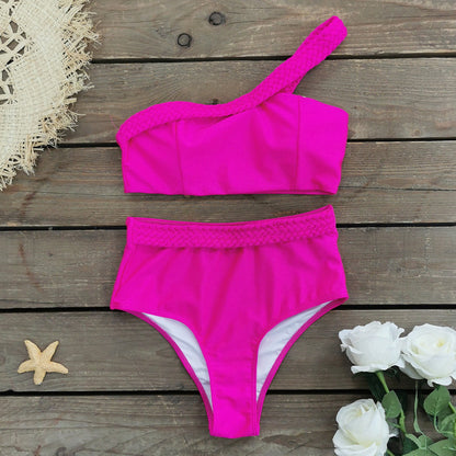 One-Shoulder One-Piece Swimsuit