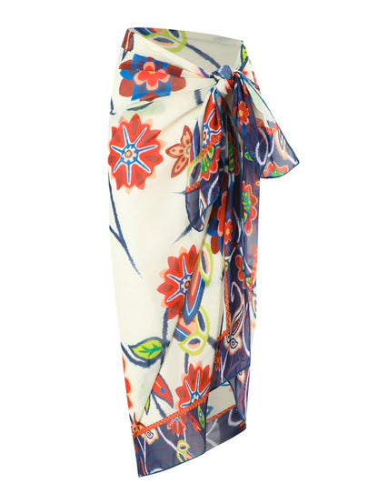French Two-Piece One-Piece Swimsuit