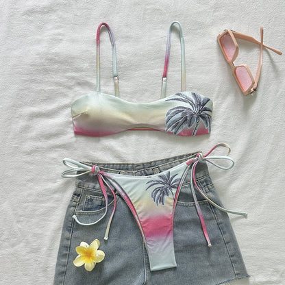 Gradient One-Piece Swimsuit
