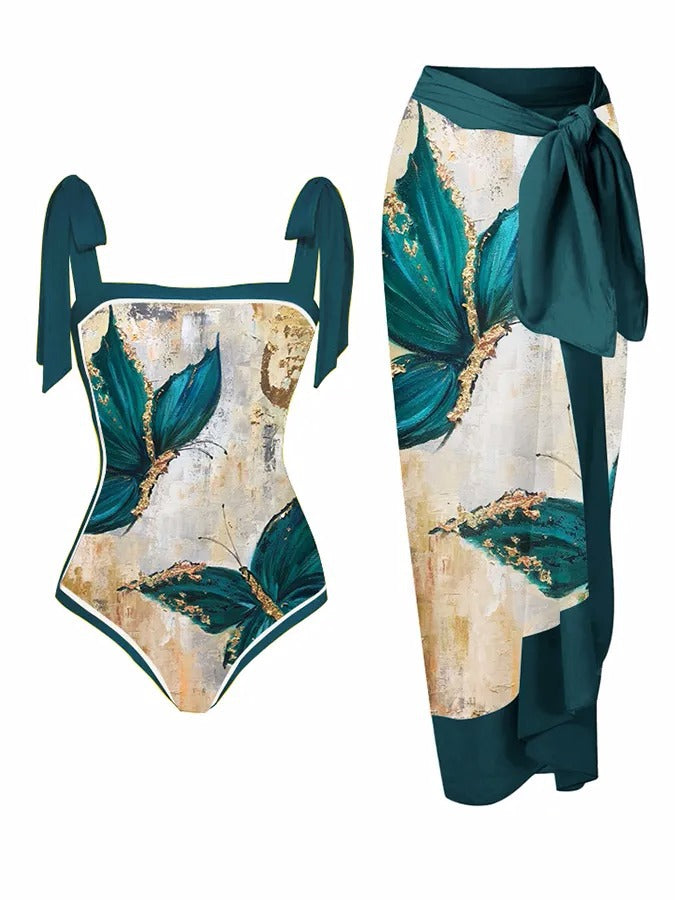 Multicolor One-Piece Swimsuit