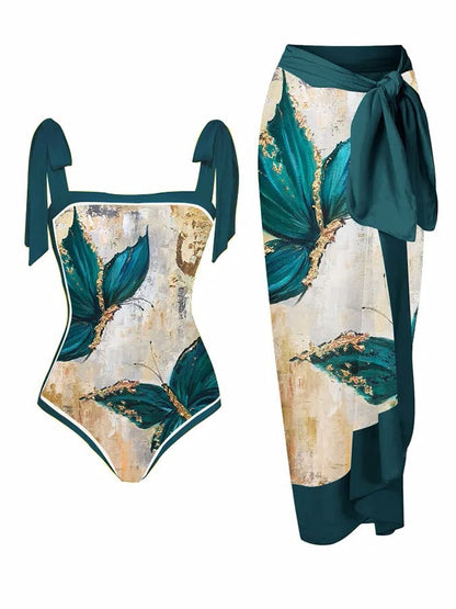 Multicolor One-Piece Swimsuit