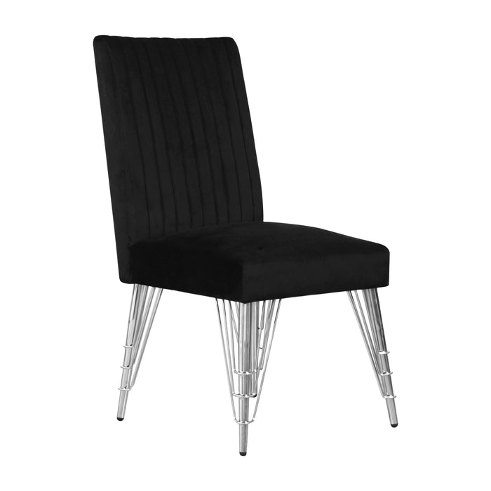 AVA DINING CHAIR (2 PER CARTON) -BLACK