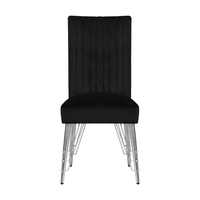 AVA DINING CHAIR (2 PER CARTON) -BLACK