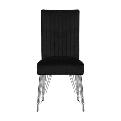 AVA DINING CHAIR (2 PER CARTON) -BLACK