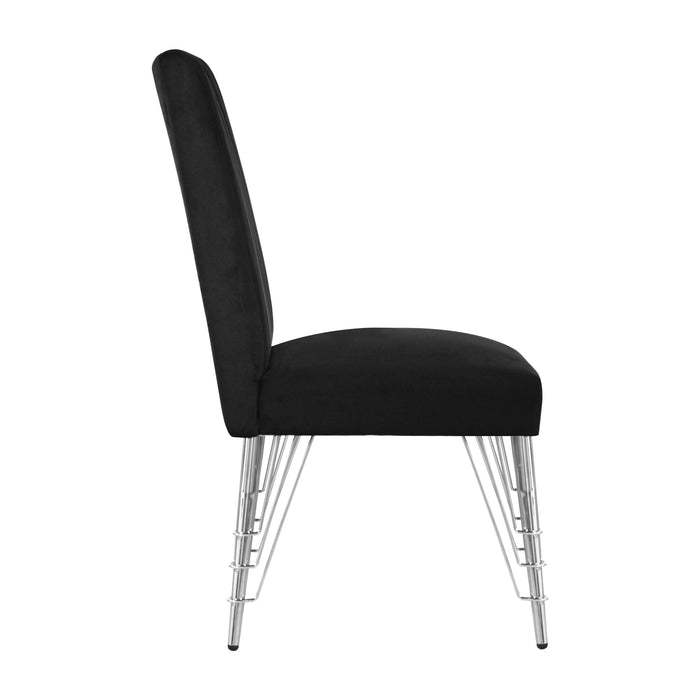 AVA DINING CHAIR (2 PER CARTON) -BLACK