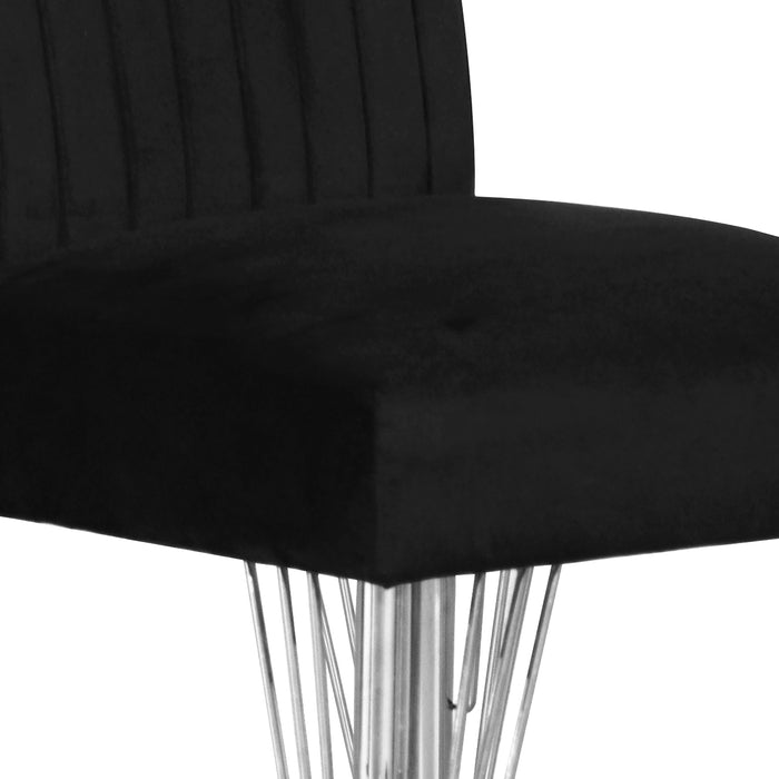 AVA DINING CHAIR (2 PER CARTON) -BLACK