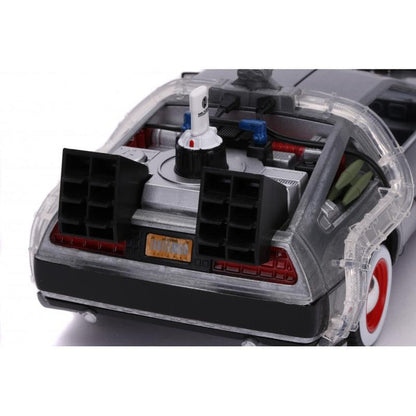 Back To The Future III - DeLorean Time Machine 1:24 Scale Jada Hollywood Rides Die Cast Vehicle
