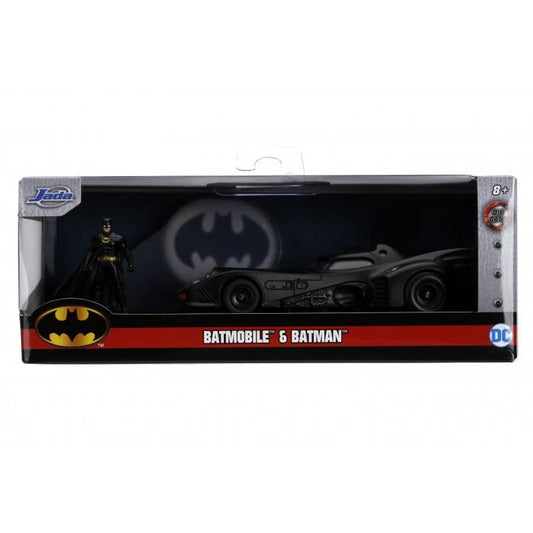 Batman - 1989 Batmobile with Batman Figure Hollywood Rides 1:32 Scale Die Cast Vehicle