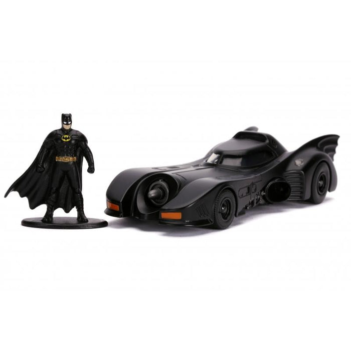 Batman - 1989 Batmobile with Batman Figure Hollywood Rides 1:32 Scale Die Cast Vehicle