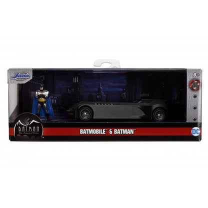 Batman The Animated Series - Batmobile with Batman Figure Hollywood Rides 1:32 Scale Die Cast Vehicle