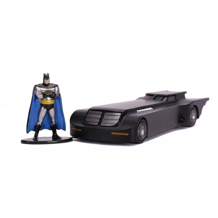Batman The Animated Series - Batmobile with Batman Figure Hollywood Rides 1:32 Scale Die Cast Vehicle