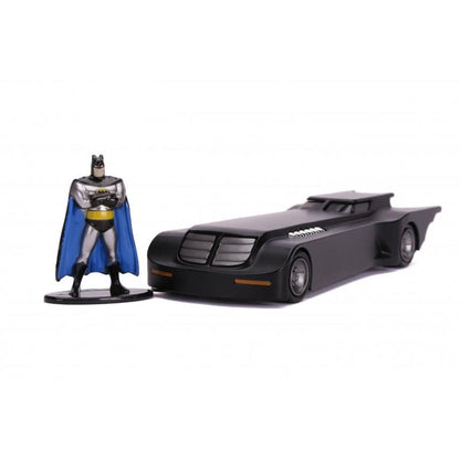 Batman The Animated Series - Batmobile with Batman Figure Hollywood Rides 1:32 Scale Die Cast Vehicle