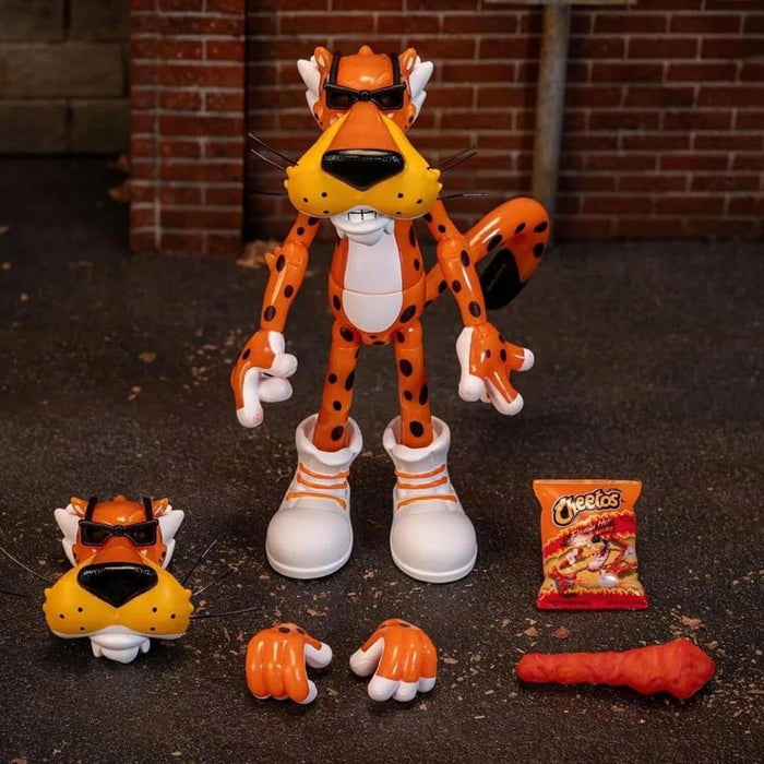 Cheetos 6 Inch Scale Action Figure - Chester Cheetah (Flamin' Hot GITD) *Import Stock*