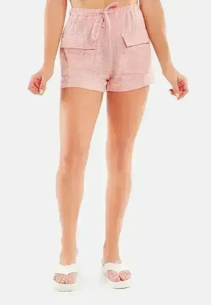 Drawstring Summer Shorts | Lightweight Beach Loungewear -  Femstylo