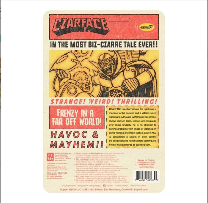 Czarface ReAction Action Figure Wave 1 - Czarface (Orange & Black)