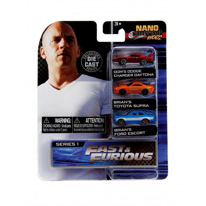 Fast and Furious - NANO Hollywood Rides 3 Car Set #2