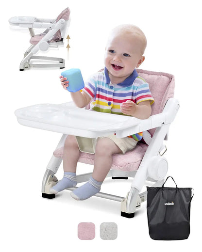 Feed Me 3-in-1 Dining Booster Seat for Toddlers Pink- Unilove Unilove
