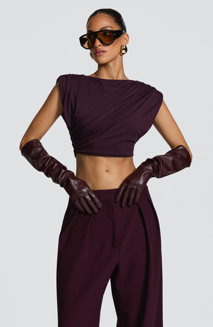 Frankie Gloves - Plum