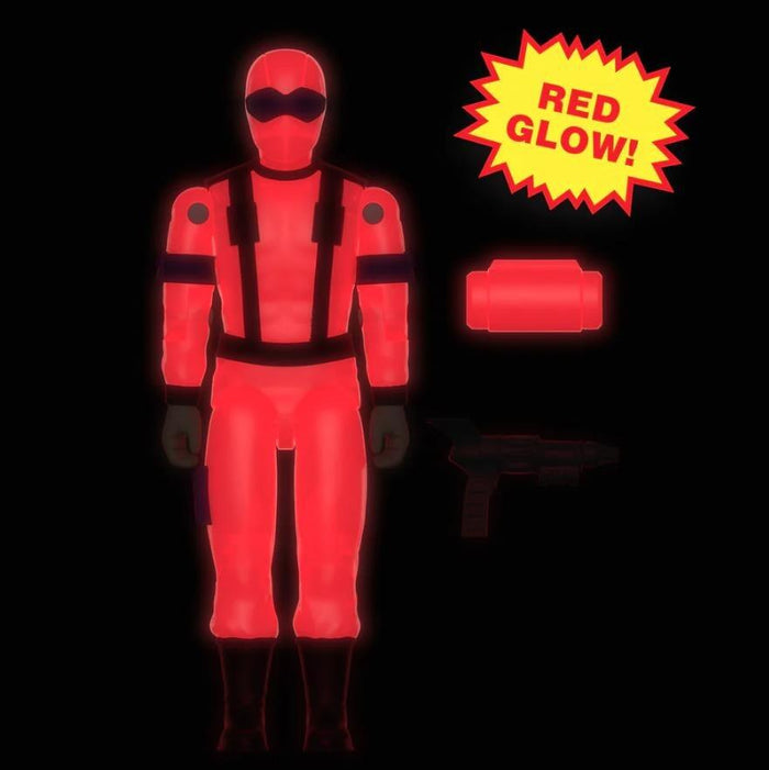G.I. Joe ReAction+ Action figure Wave 6 - Snake Eyes (Crystal Poison) (GITD Red)