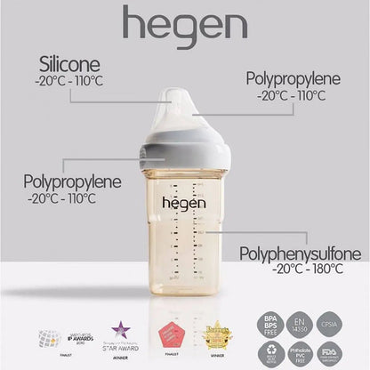 Hegen PCTO Feeding Bottle PPSU 240Ml/8Oz Hegen